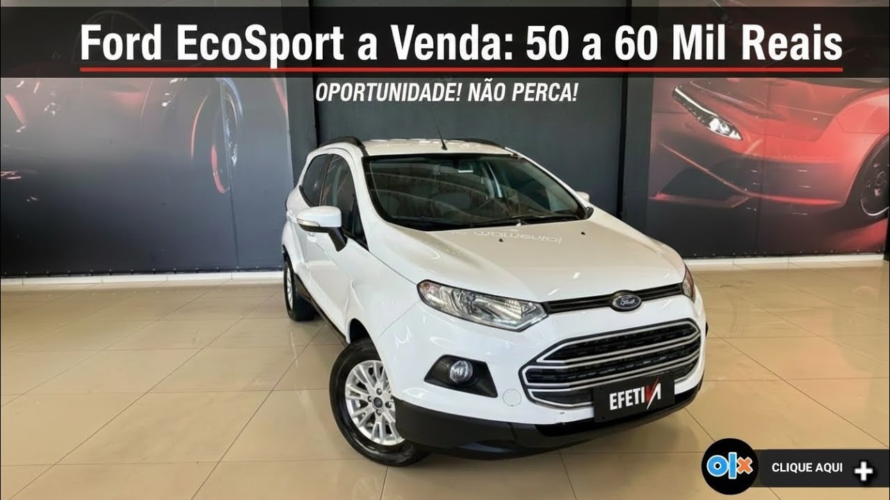 Ford EcoSport a Venda: 50 a 60 Mil Reais 