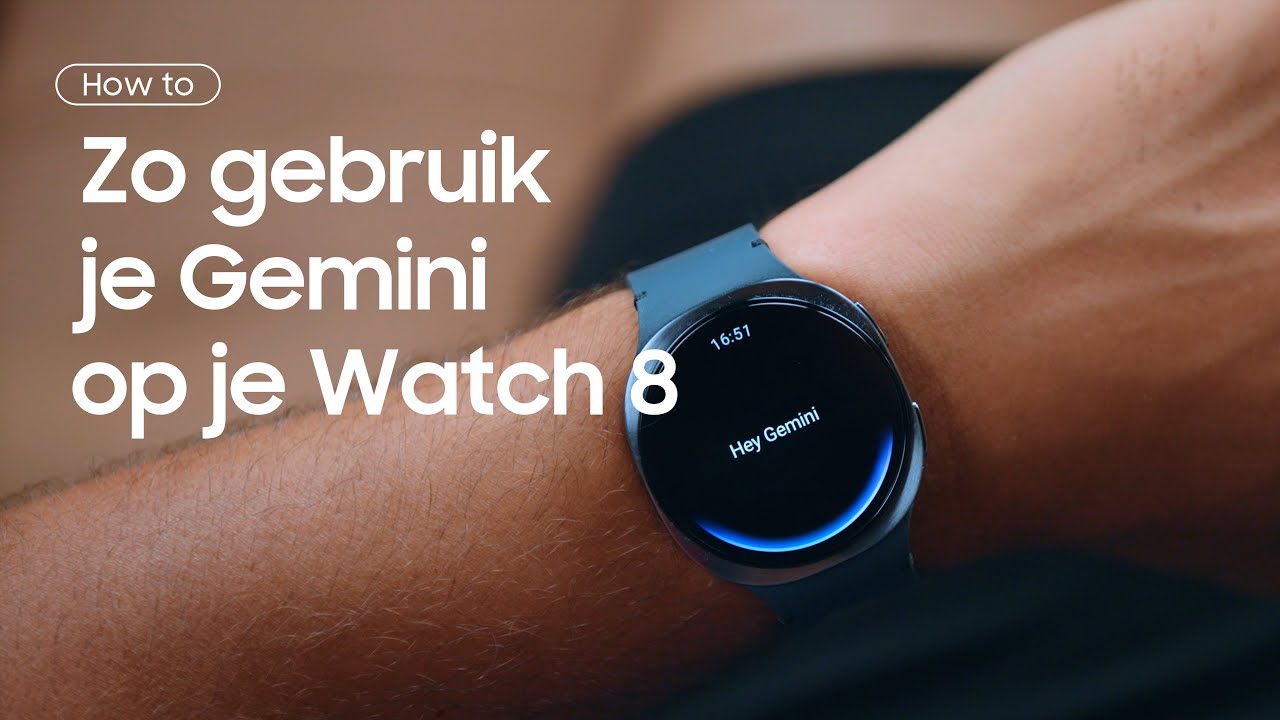 Zo gebruik je Gemini op je Galaxy Watch8 | Samsung & You