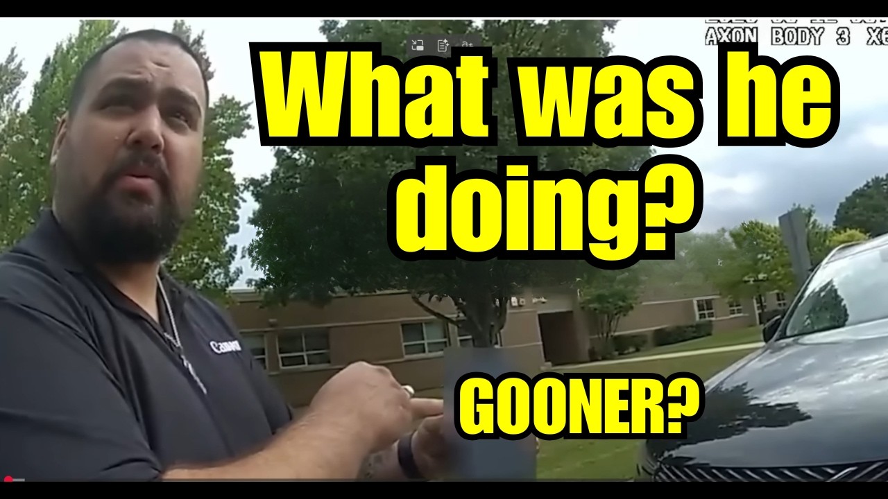 Man is BUSTED Handling His BUSINESS