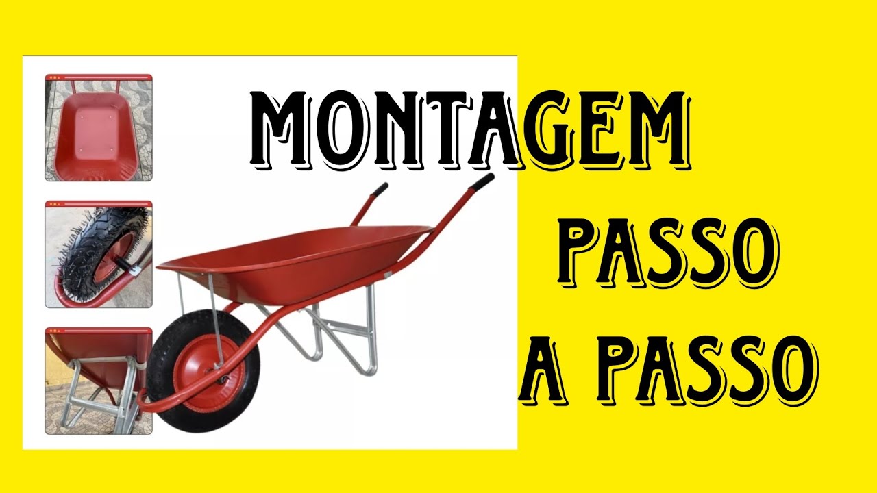 como montar carro de mão esfera - gordini passo a passo
