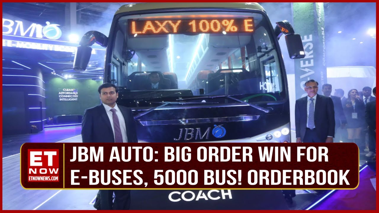 JBM Auto: Huge Order Worth ₹7,500 Cr. For Electric Buses, Growth & Business Outlook | Nishant Arya