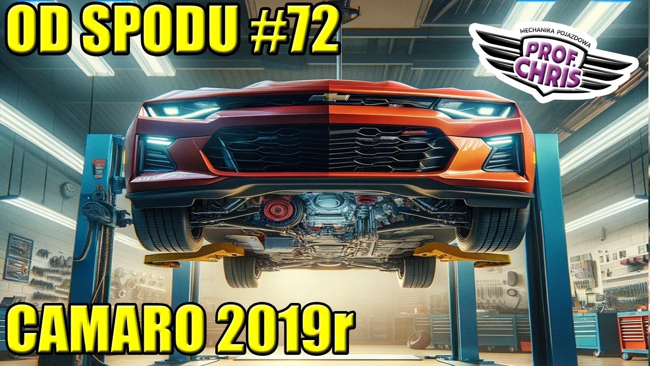 OD SPODU #72 CHEVROLET CAMARO 2019 6.2L , PRAWILNY MUSCLE CAR ZROBIONY DO UPALANIA.