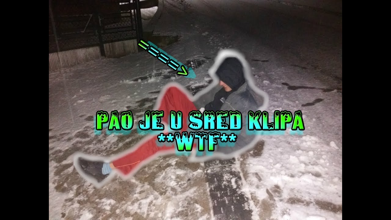 OKLIZNUO SE I PAO U SRED KLIPA - Zimski vlog - Ep.1