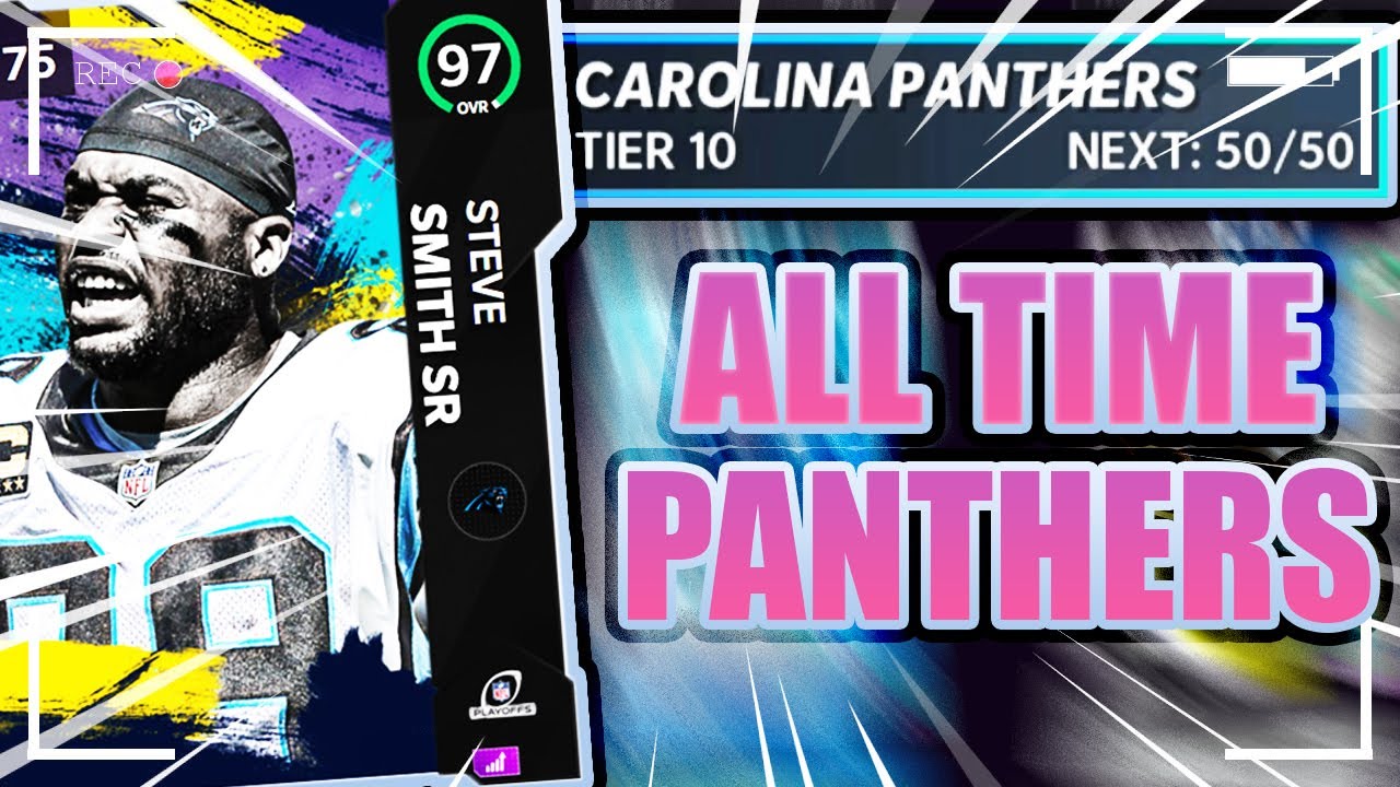 ALL TIME CAROLINA PANTHERS THEME TEAM! THIS O-LINE!! | MADDEN 21 ULTIMATE TEAM
