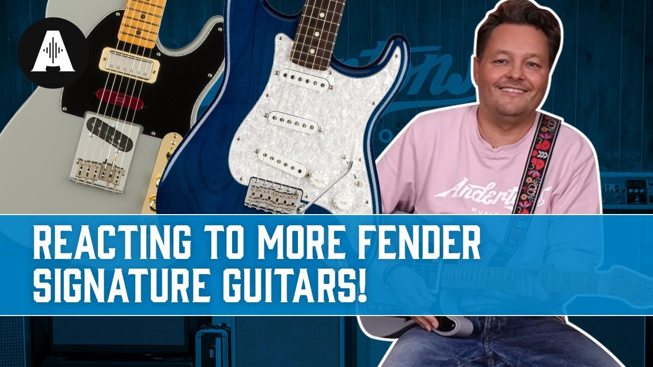More Fender Signature Guitars! - Kenny Wayne Shepherd, Cory Wong & Brent Mason!