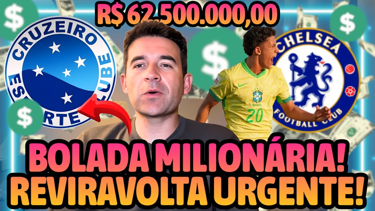 DECISÃO FOI TOMADA NA MADRUGADA! CHELSEA OFERECE BOLADA POR JOGADOR DO CRUZEIRO, QUE BATE O MARTELO!
