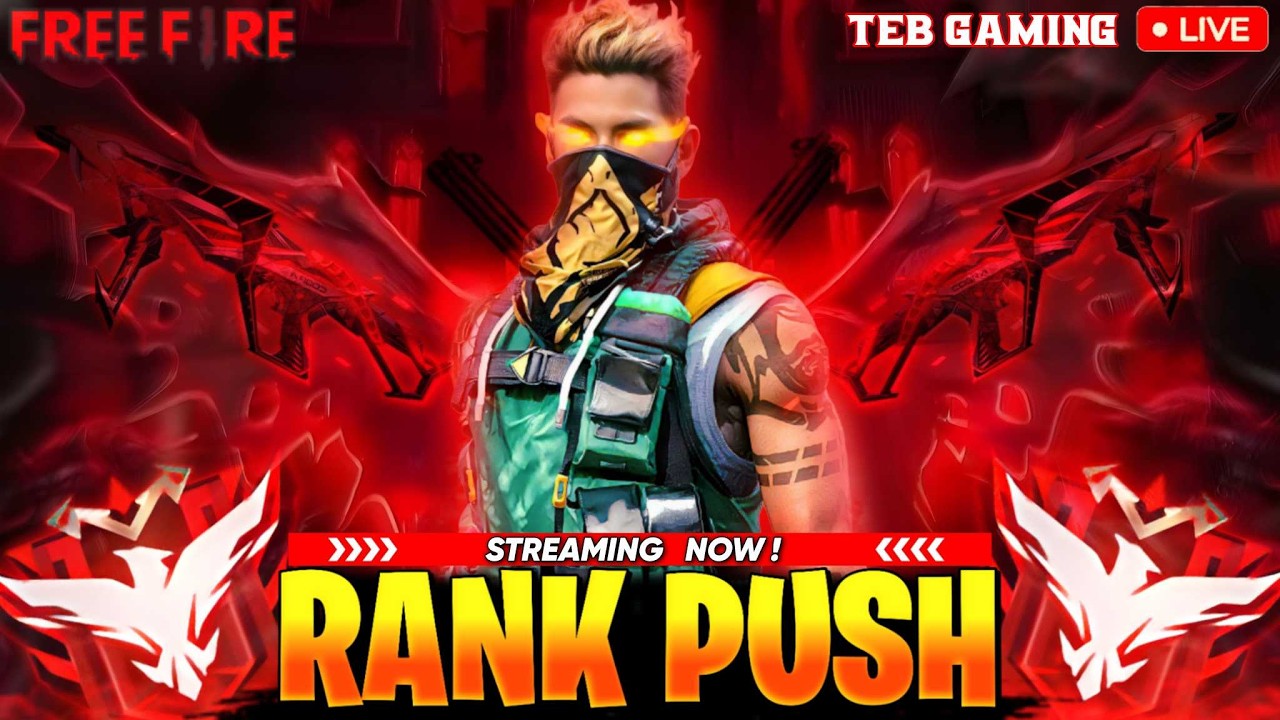 LIVE 🔴 Free Fire Grandmaster Top 1 Rank Push | Extreme Rank Push