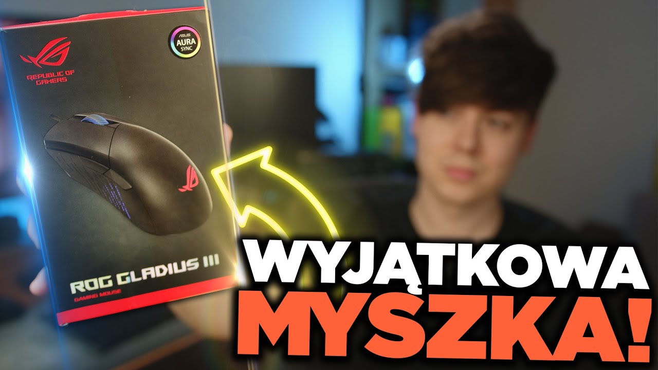 MYSZKA z HOT SWAP 😍 - ASUS ROG GLADIUS 3 | Test i Recenzja