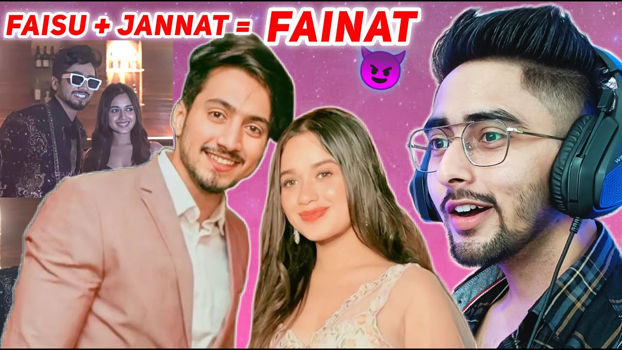 Fainat Latest Moments Reaction - mr faisu and jannat zubair kkk12