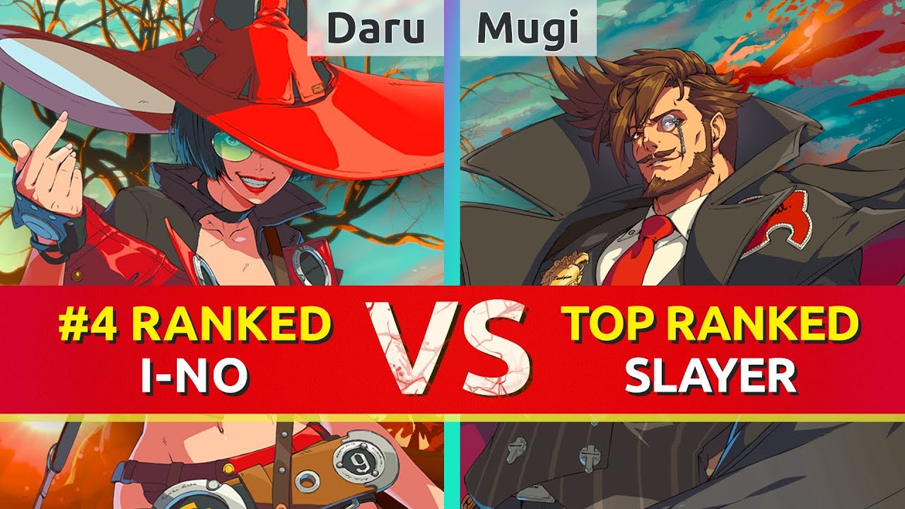 GGST ▰ Daru (#4 Ranked I-No) vs Mugi (TOP Ranked Slayer). High Level Gameplay