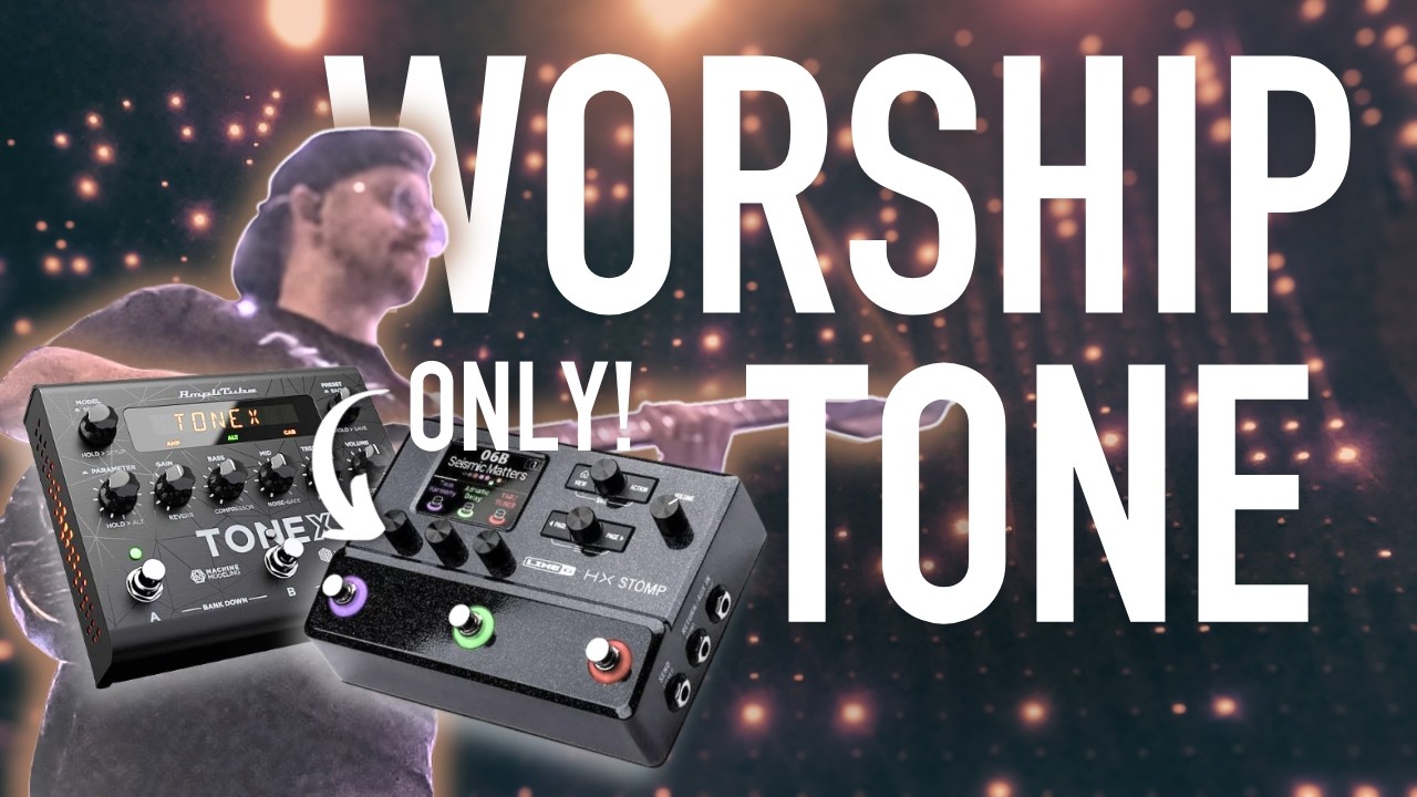 This worship guitar tone sounds AWESOME! HX Stomp + TONEX