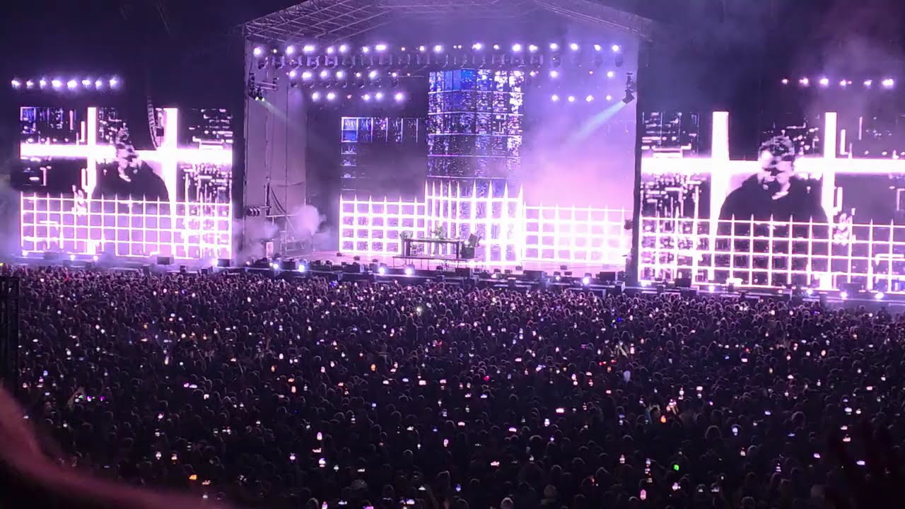 We Are Raving at David Guetta Live DJ EDM Monolith Stadium Tallinn Estonia 