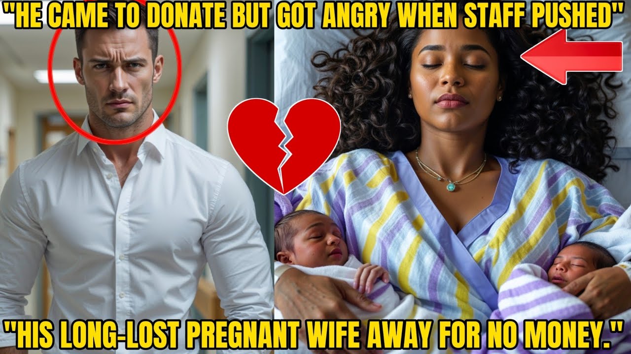 MILLIONAIRE DONOR RAGED AS STAFF PUSHED HIS LOST PREGNANT WIFE FOR LACK OF MONEY