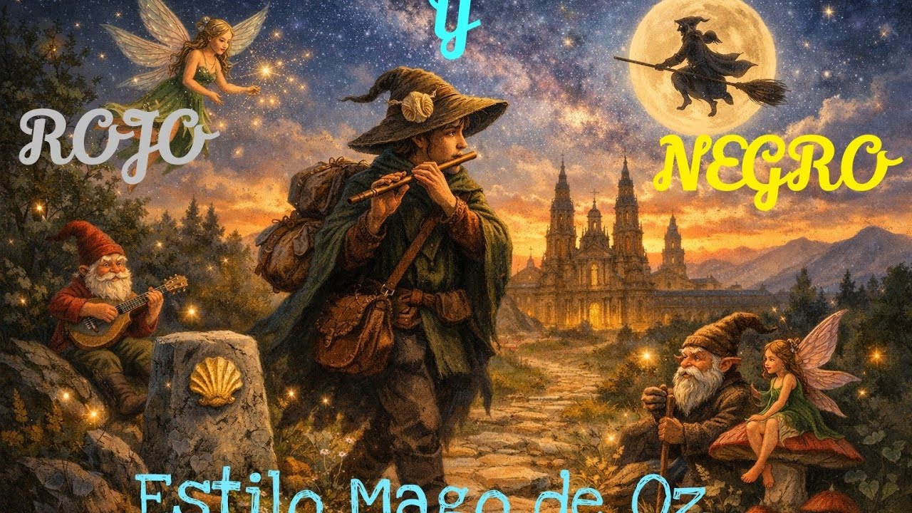 MAGO DE OZ  🎶 | Estilo Metal Rojo y Negro (Camino de Santiago) 🍻