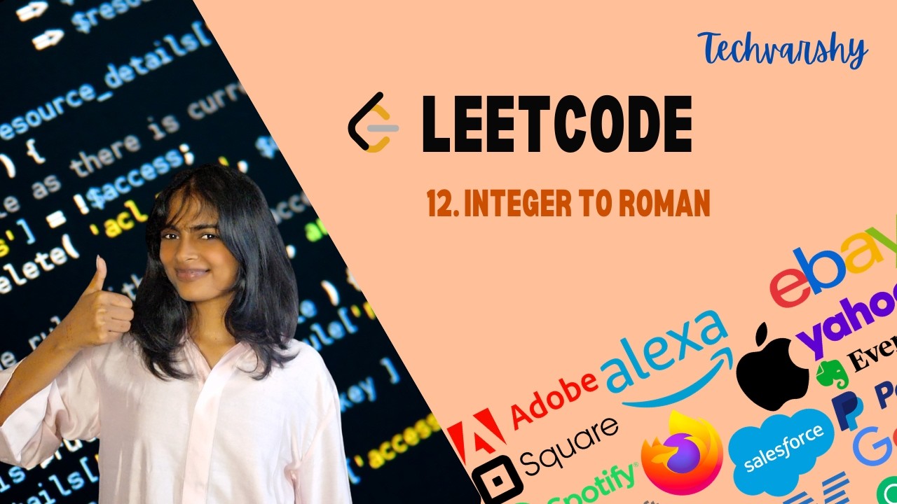 12. Integer to Roman | Leetcode POTD | Python