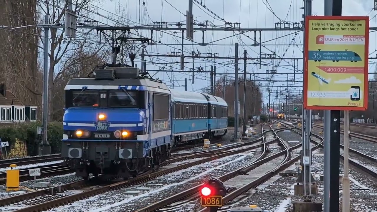 NVBS Oliebollenrit with RFO 1831(1931) at Leiden Centraal! 