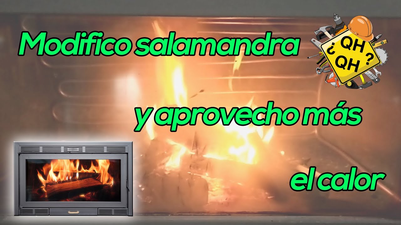 ✅Como aprovechar el calor de la chimenea salamandra  🔥