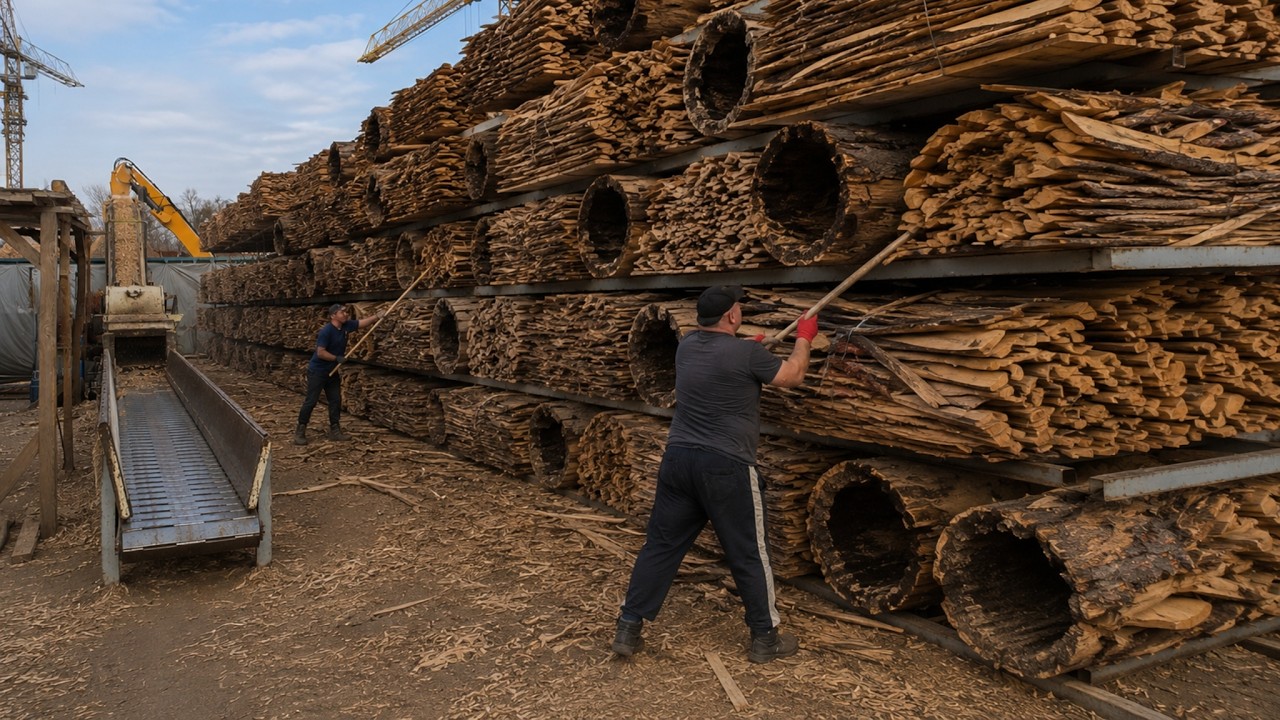 Endless Wood Waste Into Perfect Chips.