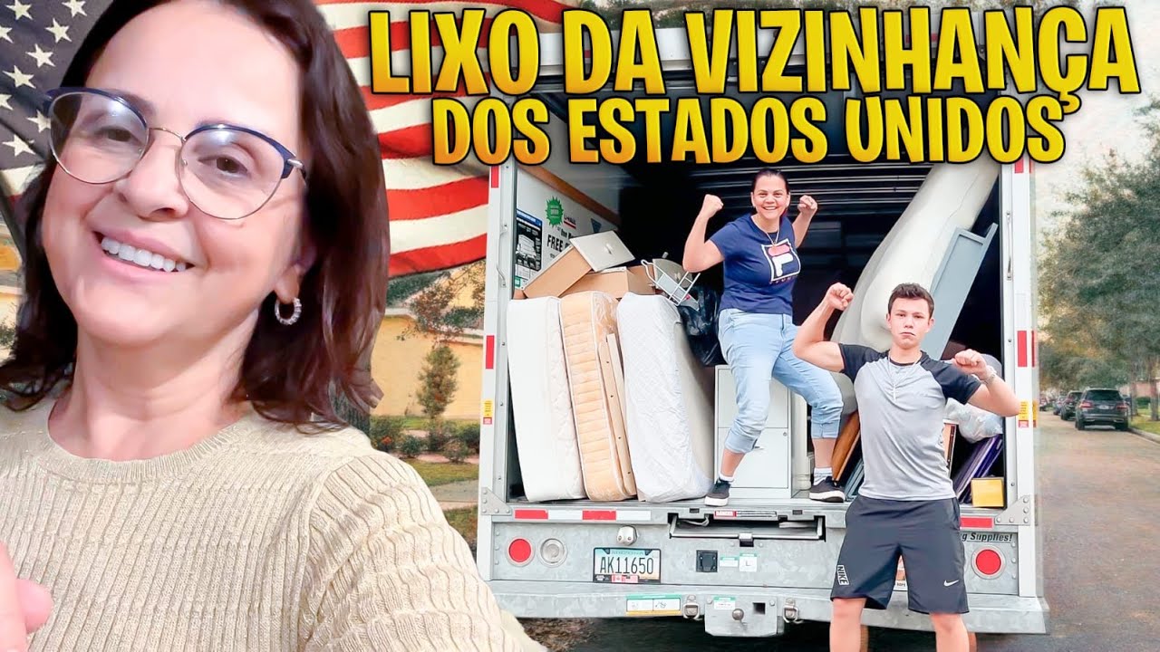 INACREDITÁVEL 😱 GANHAMOS UMA MUDANÇA INTEIRA QUE IA PRO LIXO