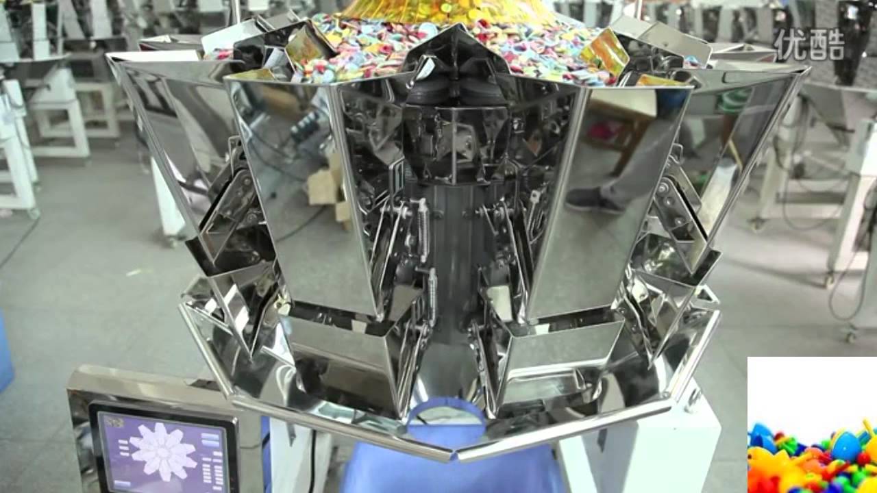 plastic packing machinery with 10 heads weighing systems,peseuse associative