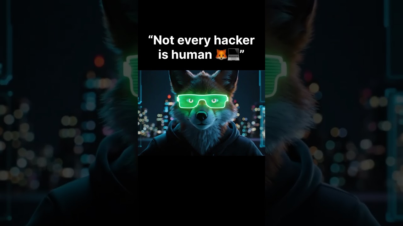 &ldquo;Fox Hacker Controls the City 🦊💻 | Realistic AI Short&rdquo;#shorts #foxhacker