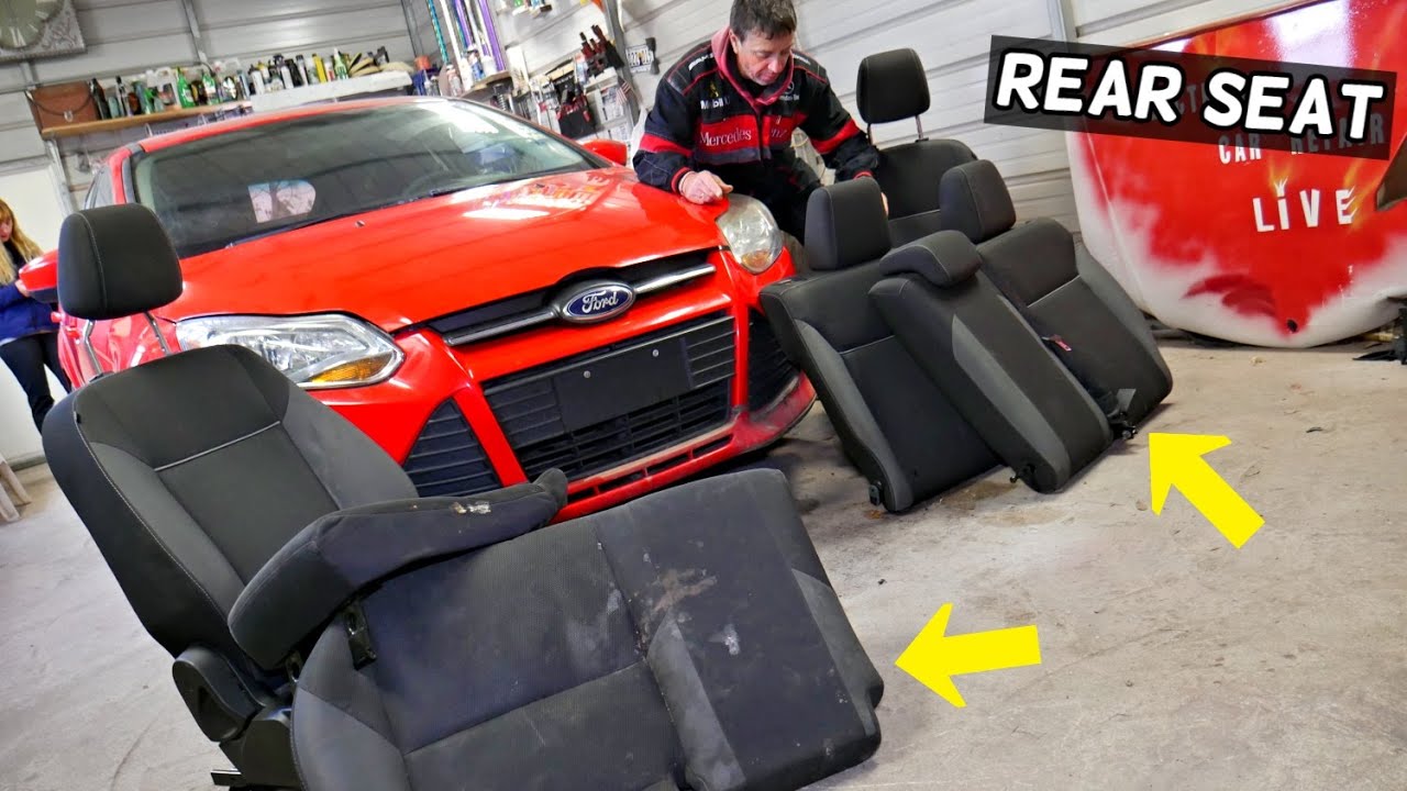 FORD FOCUS MK3 REAR SEAT REMOVAL REPLACEMENT, REAR SEAT STUCK