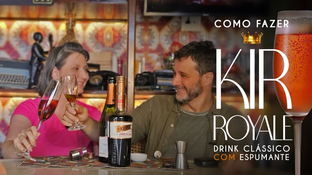 Como Fazer KIR ROYALE, o clássico DRINK com ESPUMANTE que surpreende 🥂