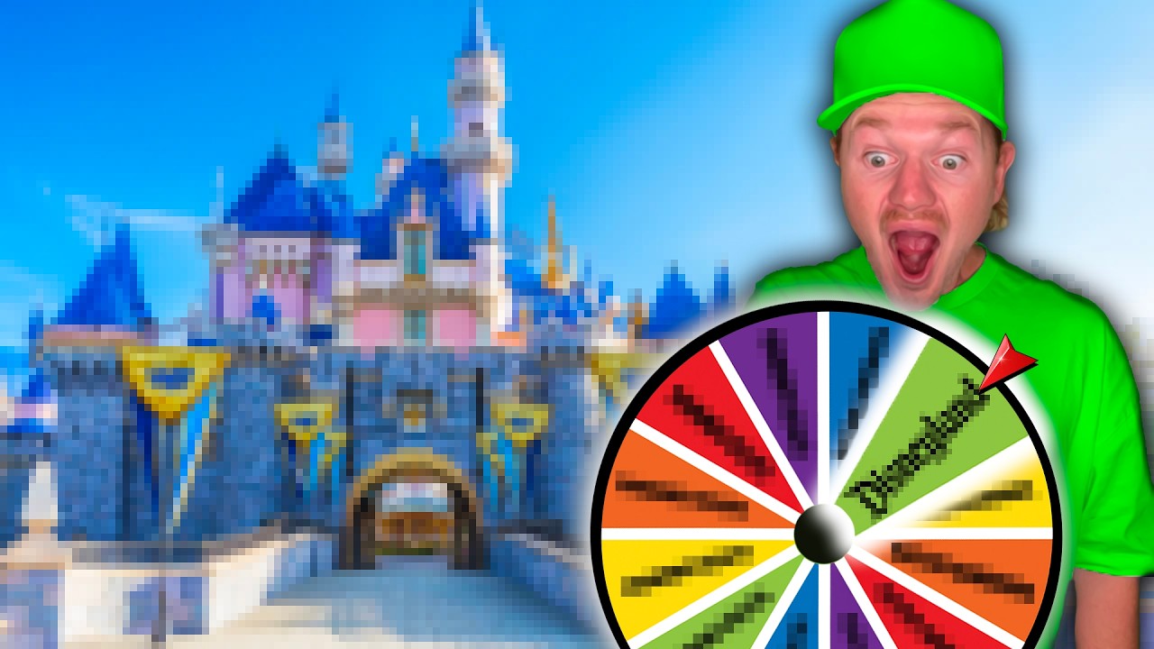 MYSTERY WHEEL Decides Which THEME PARK I Visit - Episode 1 🇺🇸