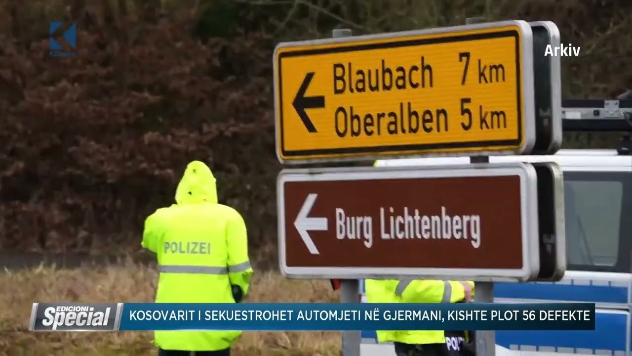 Kosovarit i sekuestrohet automjeti në Gjermani, kishte plot 56 defekte
