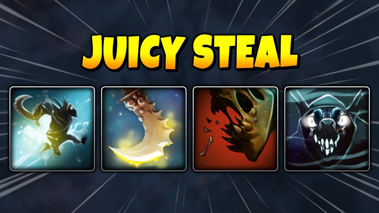 DOTA 2 ABILITY DRAFT - JUICY STEAL Essence Shift + Feast
