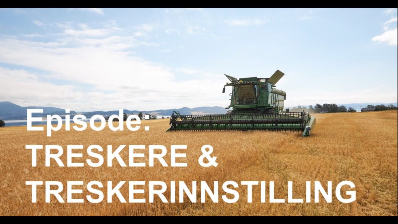 Lønnsomt korn – fra dyrking til levering - treskere fra maskin
