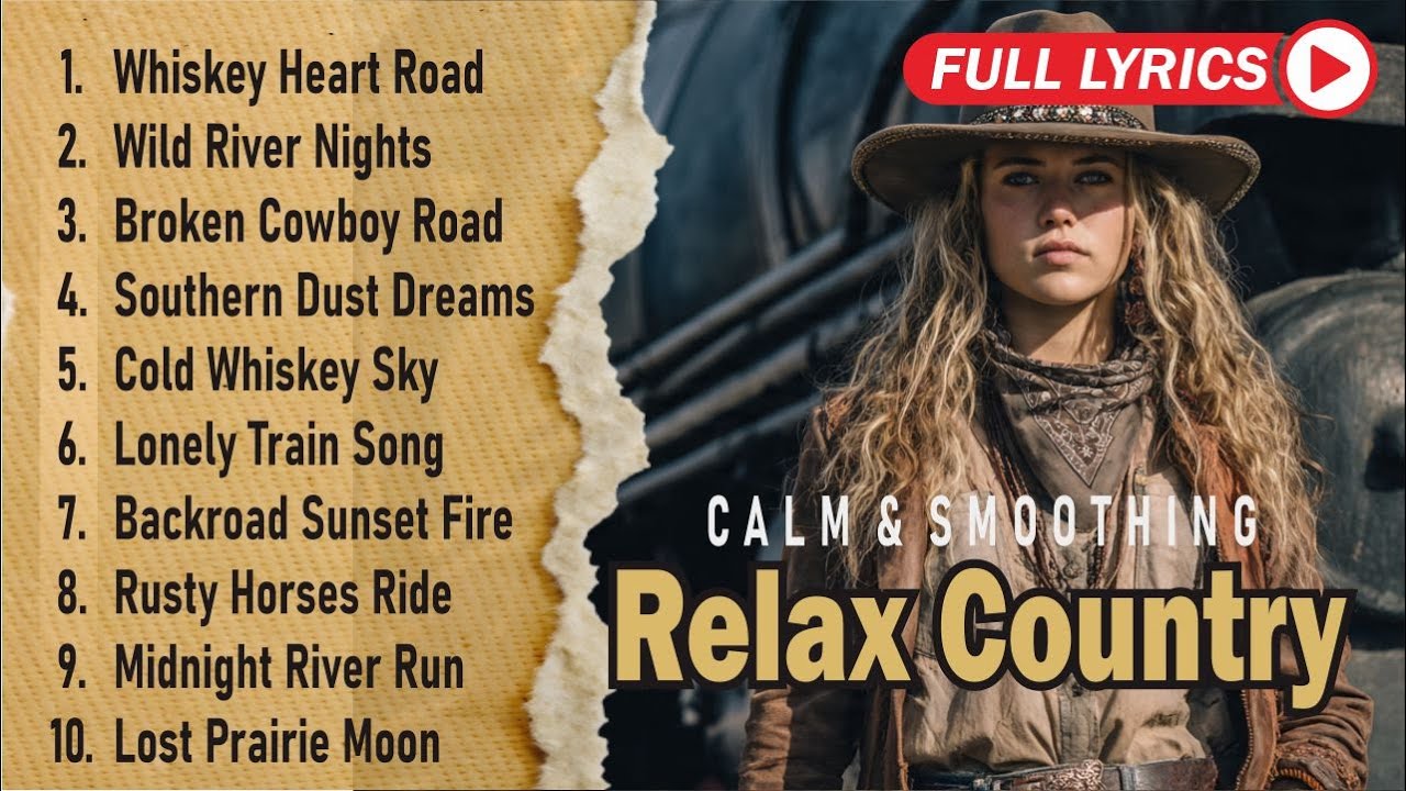 Wander Through Golden Fields with Gentle Country Guitar with lyrics