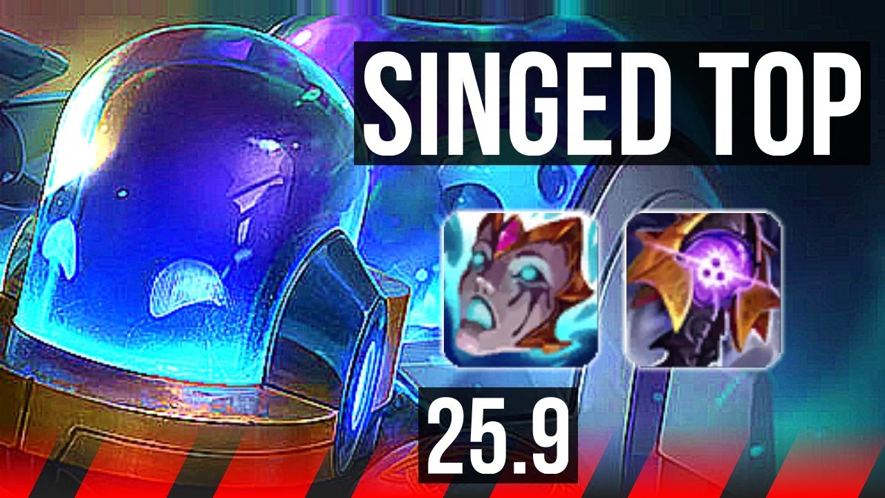SINGED vs AATROX (TOP) | KR Master | 25.9