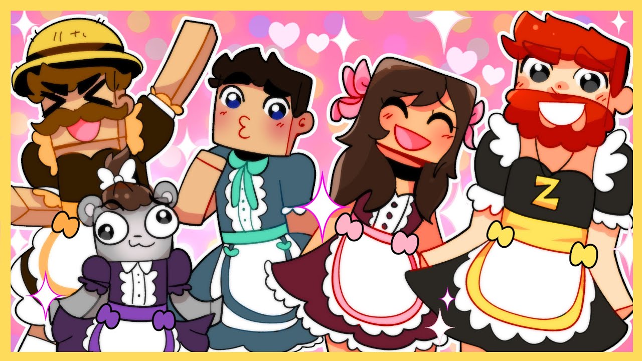 CUTE AS HECK MAIDS!! | Minecraft Hide n Seek!