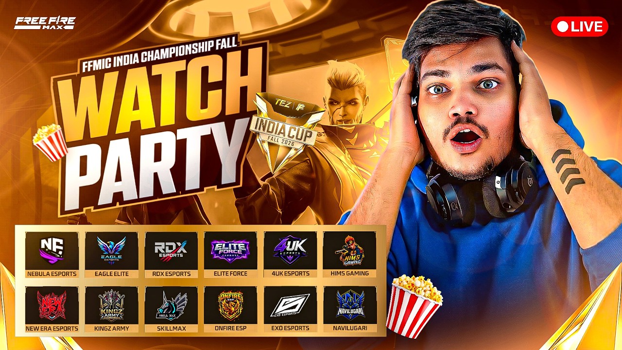 LIVE🔴FFMIC 2026 Fall | Play-Ins Day 3 | Group C -TSG RITIIK