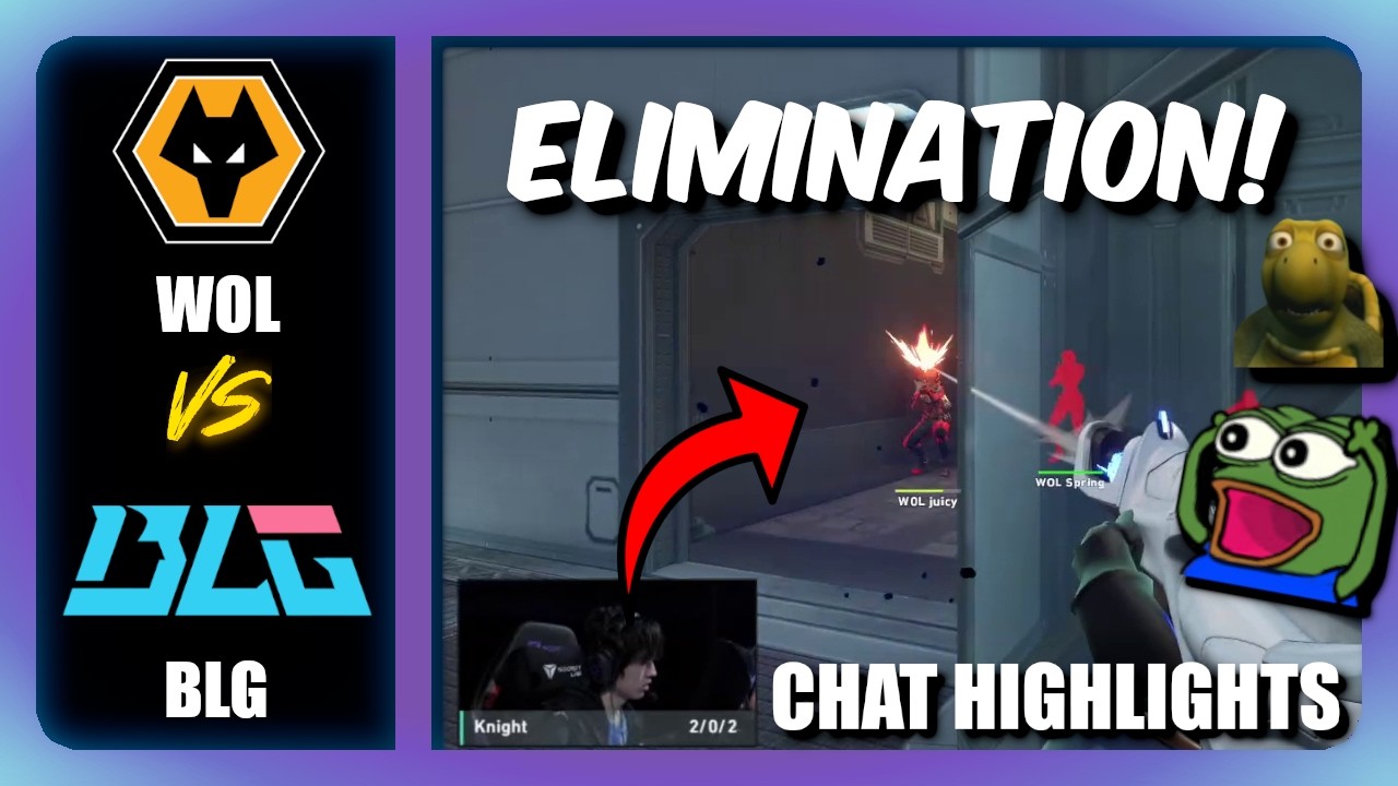 CHAT REACTS to BLG vs WOL - VALORANT HIGHLIGHTS | VCT MASTERS TORONTO 2025