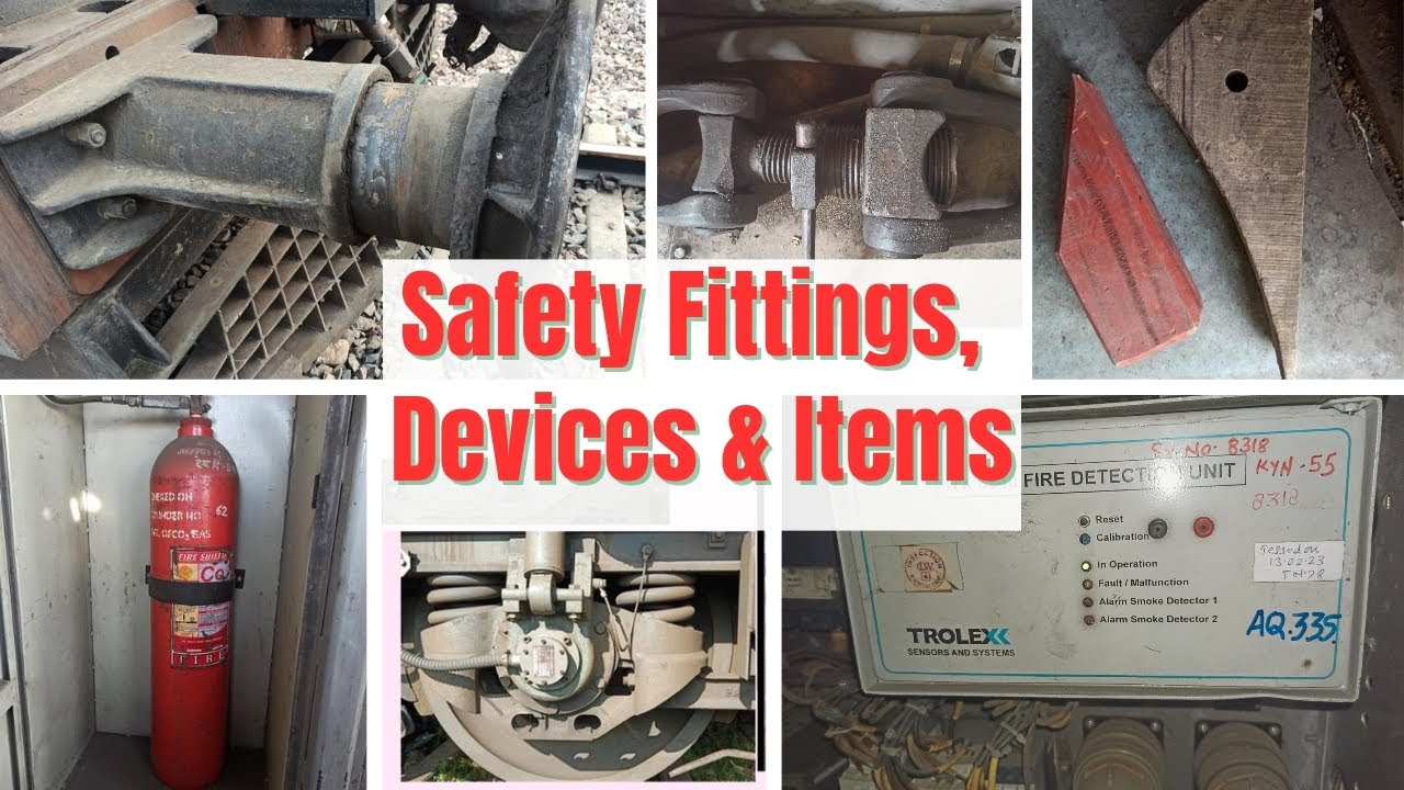 Safety Fittings, Devices and items in locomotive