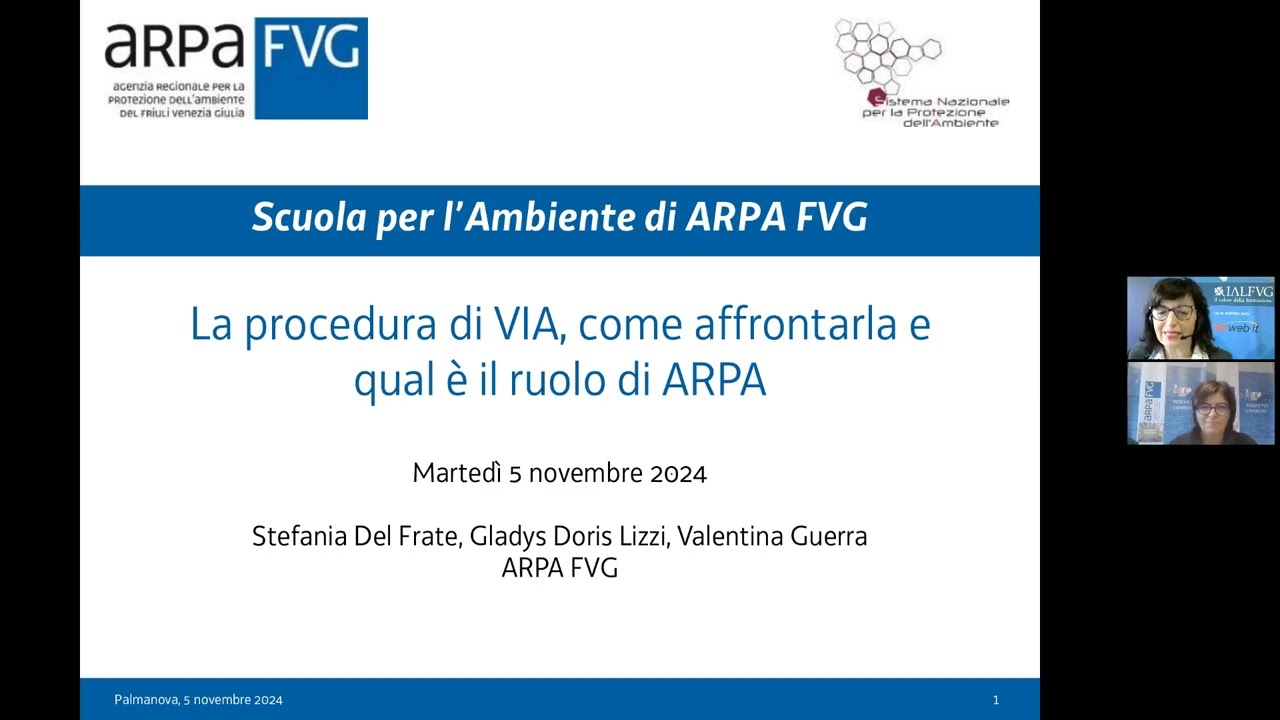 La procedura di VIA, come affrontarla e quale è il ruolo di ARPA FVG