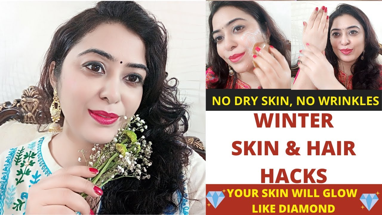 Winter Hacks- No wrinkles No dry skin, Only glass skin👌#winter #skintightening #WhatsYourSkinCraving