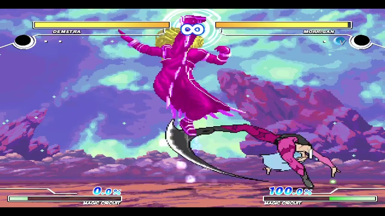 Mugen Fighting Jam 1.1 Request #210: Demetra vs Morrigan Aensland