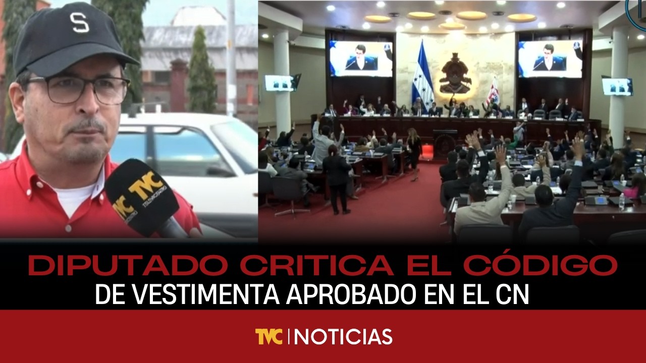 Diputado Sergio Castellanos critica el código de vestimenta aprobado en el Congreso Nacional