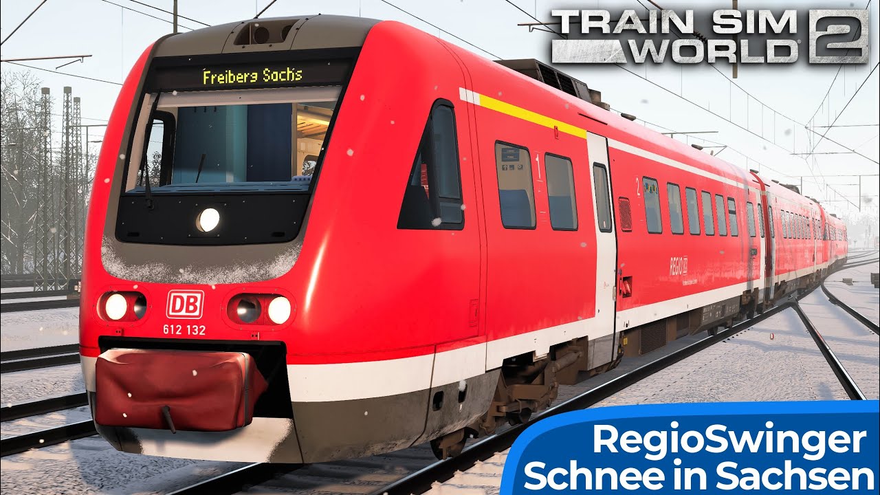 TRAIN SIM WORLD 2 | Chemnitz - Freiberg (Sachsen) | Neigetechnik - BR 612 RegioSwinger | Schneechaos