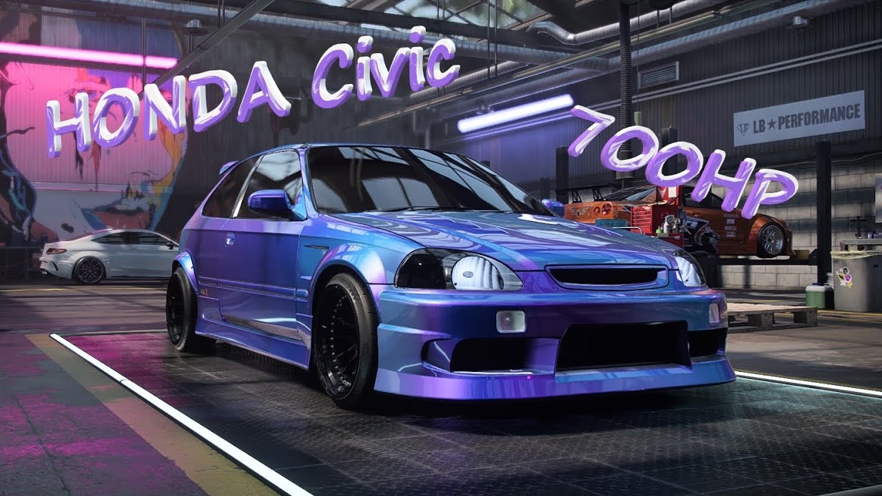 Need for Speed Heat Gameplay - 700HP HONDA Civic Customization | Max Build 400+