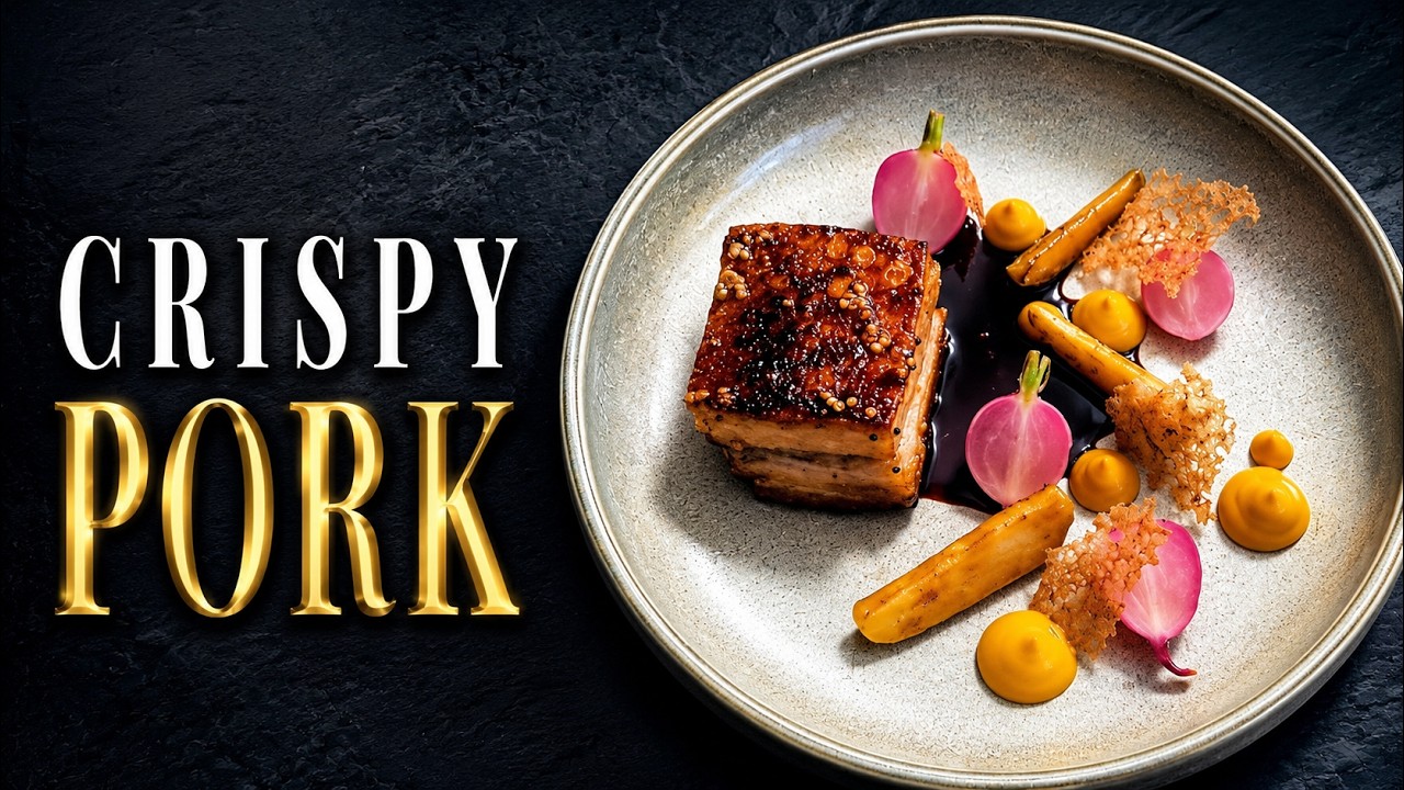 How to cook PORK BELLY like a pro AT HOME | Fine Dining Recipe
