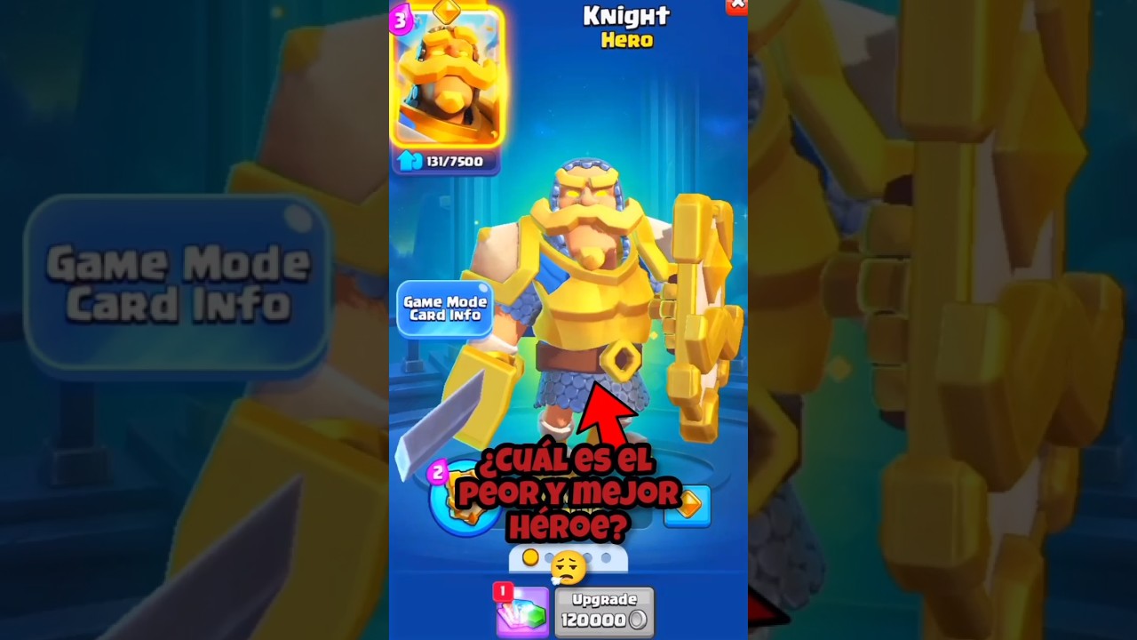 ¿Cuál es el peor y mejor heroe en Clash Royale?🔥