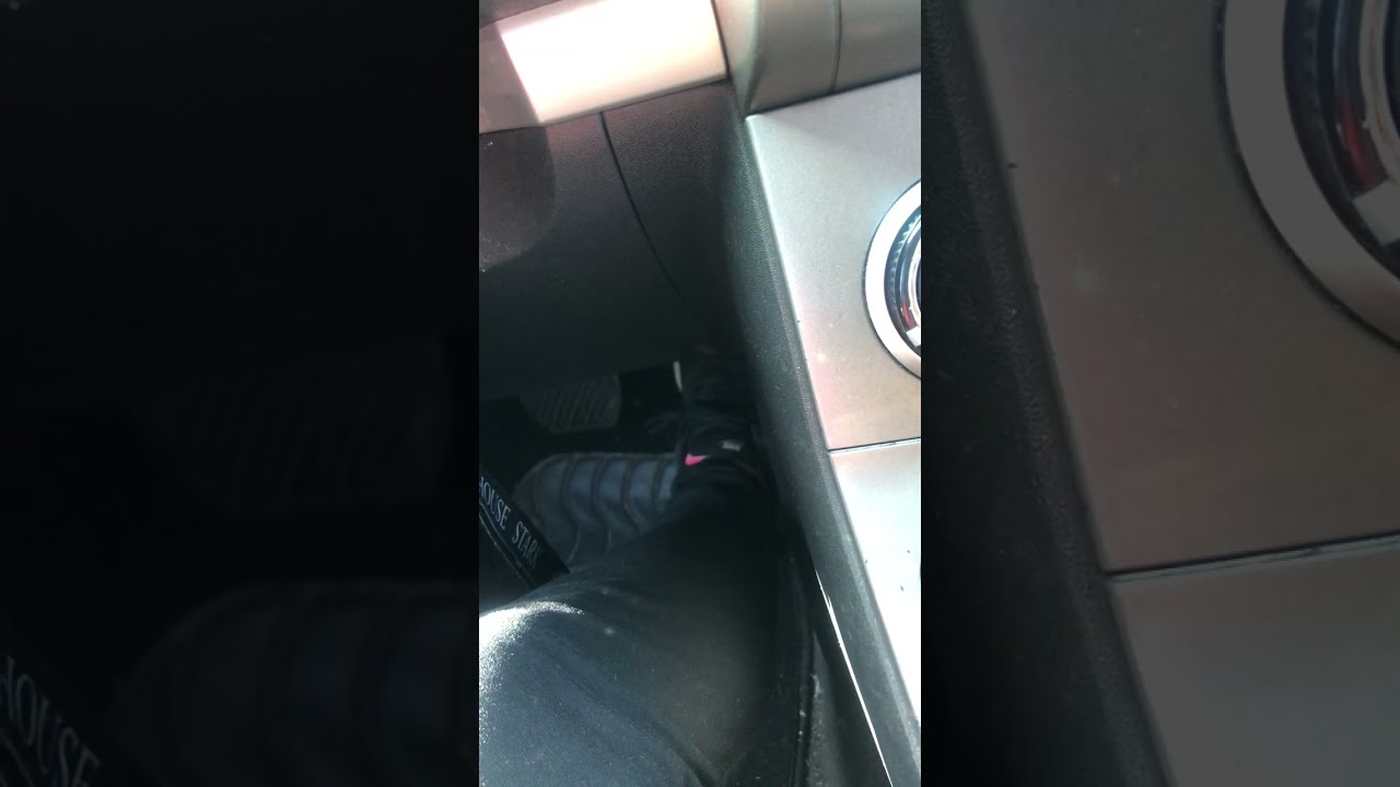 My former teacher revving the shit out of her car 
