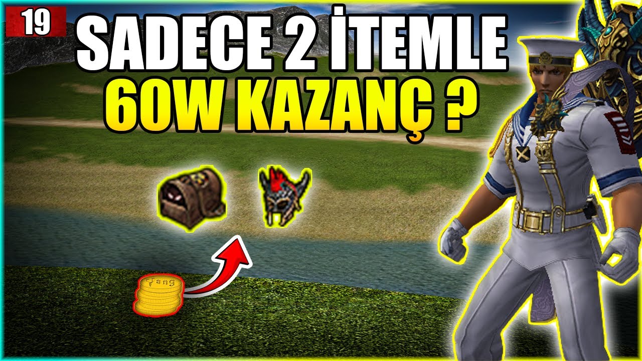 SADECE İKİ İTEMLE 60W KAZANÇ ? Epsiz Yardımsız Savaşçı #19 | Metin2 TR Ruby