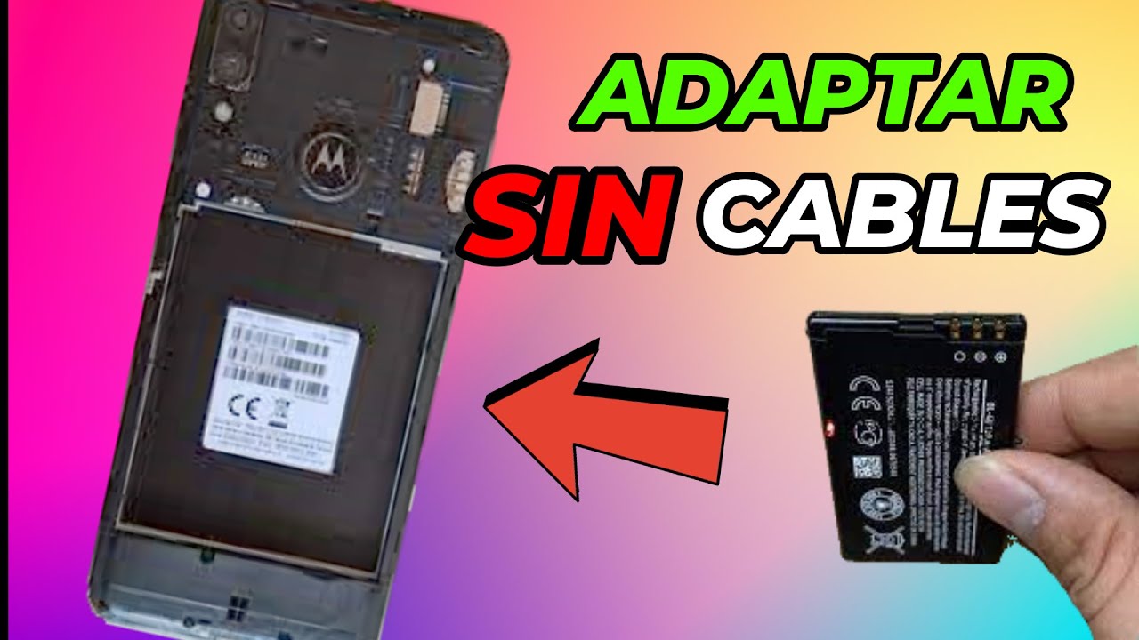 Como ADAPTAR cualquier BATERIA a tu celular facil sin cables ni soldadura