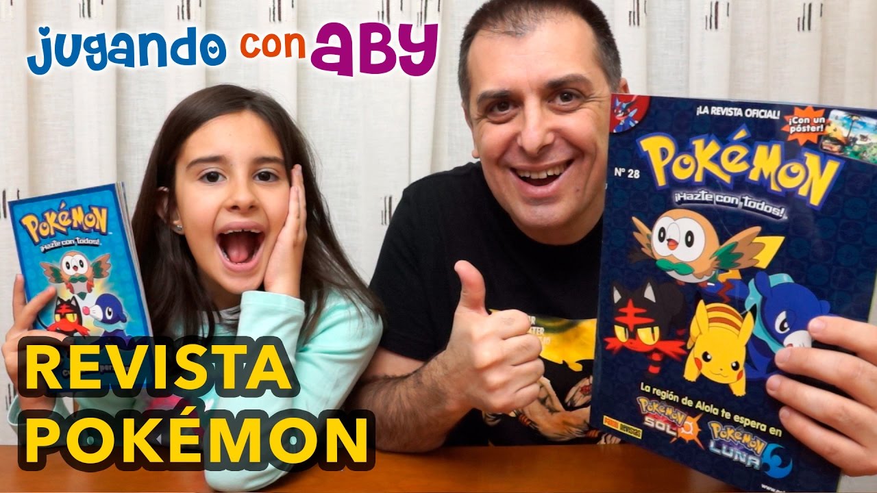 Revista POKÉMON SOL Y LUNA con cuaderno personal Pokémon de Regalo.