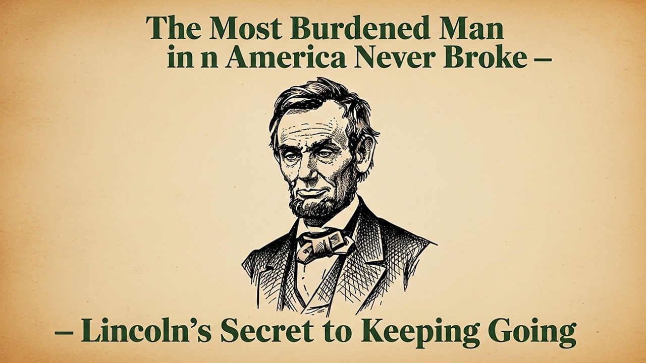The Most Burdened Man in America Never Broke - Lincoln's Secret to Keeping Going